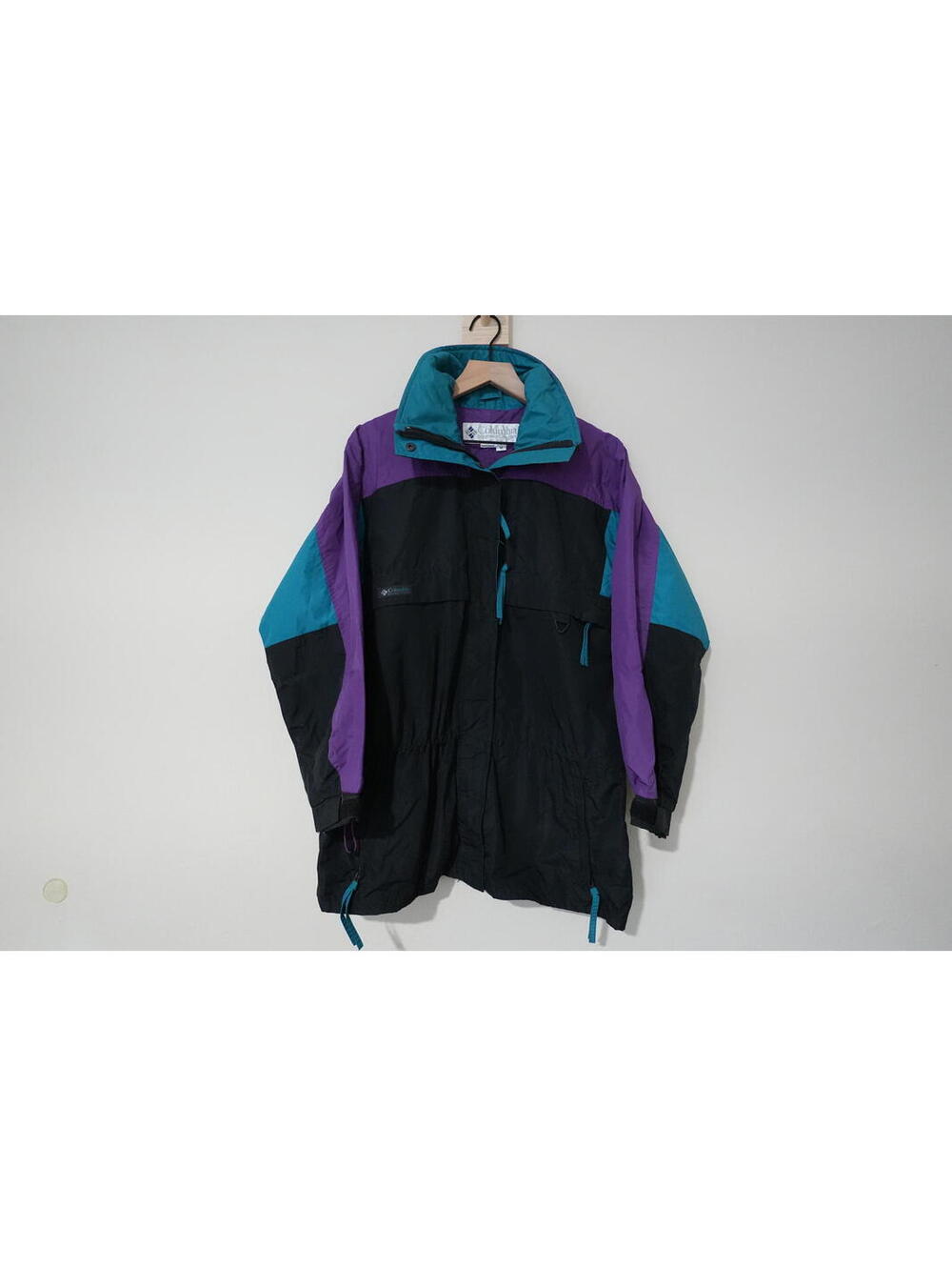 Columbia Jacket Women's M Purple Teal Black Gizzmo